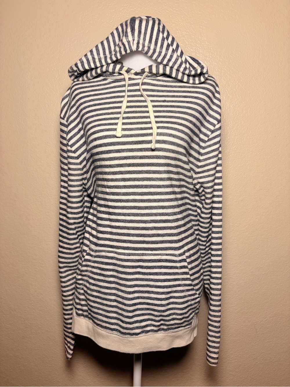Y2K Scene Old Navy Striped French Terry Hoodie Sweatshirt #10 - Picture 1 of 3